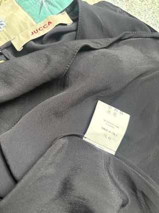 Top nero Jucca incrocio dietro