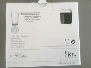 Vaso Villeroy & Boch It's My Match x2