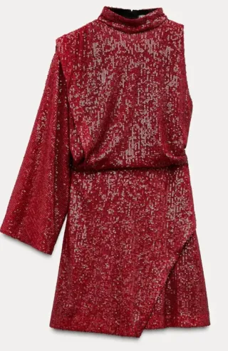 Vestido SIN ESTRENAR NUEVO lentejuelas de ZARA L