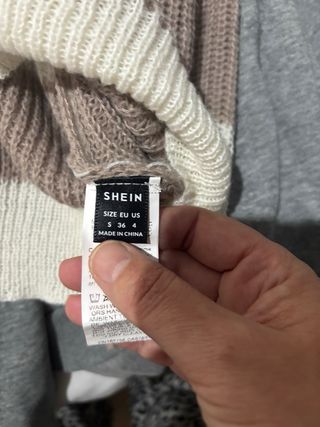 Jersey rayas beige y marrón