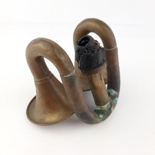 Tromba a sfiato bitonale in ottone