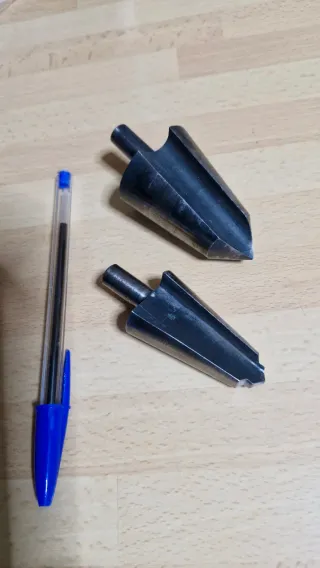 Juego brocas cónicas acero