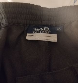 Pantalón vestir niño gris marengo talla 16.