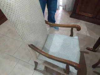 Mesa extensible sistema manivela + sillas