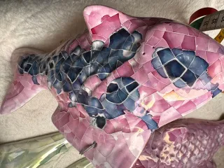 Pesci decorativi ceramica