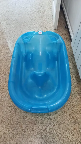 Bañera bebé azul