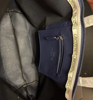 Bolso Tote Lacoste Azul Nuevo