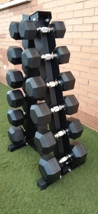 Soporte para 12 mancuernas nuevo.
