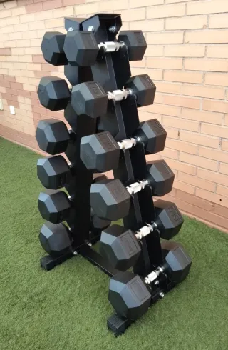 Soporte para 12 mancuernas nuevo.