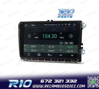 RADIO GPS ANDROID 14 PARA VOLKSWAGEN VW SKODA SEAT