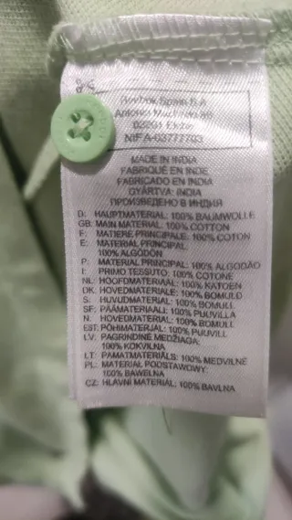 Polo Reebok Verde Talla L