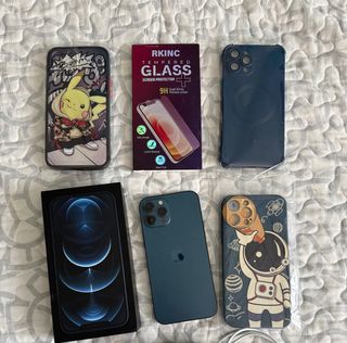 iPhone 12 Pro Max 256GB azul 100% bateria