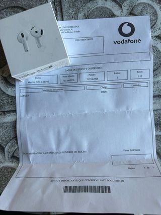 Airpods 4 Nuevos Blancos con factura