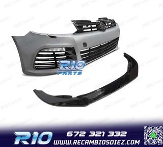 PARAGOLPES DELANTERO VOLKSWAGEN VW GOLF 6 R20 NEGRO BRILLO S