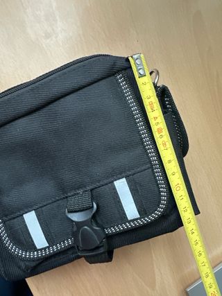 Bolso bandolera unisex negro