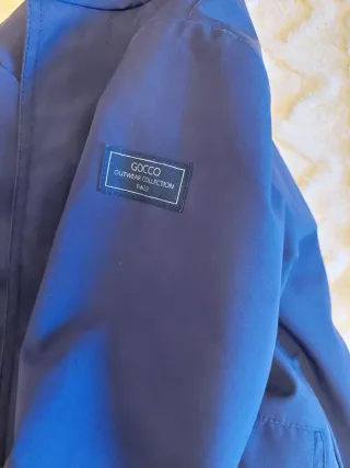 Cazadora Gocco acolchada azul marino