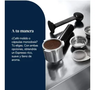 Cafetera Bomba Acero Inoxidable