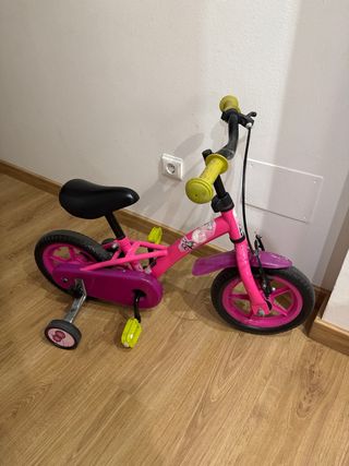 Bicicleta infantil rosa