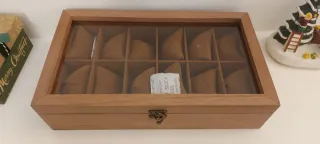 Scatola porta orologi in legno