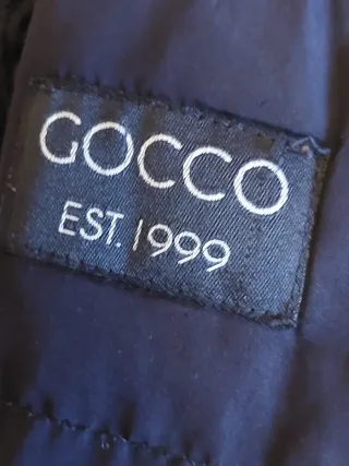 Cazadora Gocco azul marino acolchada