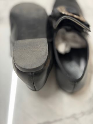 Zapatos Falleros Negros con Hebilla