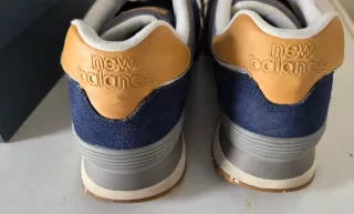 Zapatillas New Balance modelo 574 Azul/beige