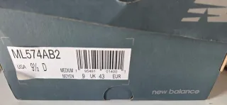 Zapatillas New Balance modelo 574 Azul/beige