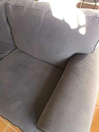 Sofá 2 plazas ERKTOP gris oscuro