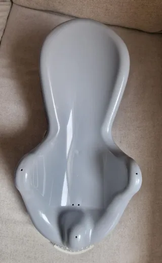 Asiento bañera bebé gris