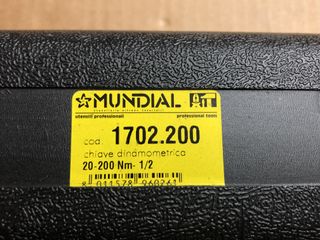 LLAVE DINAMOMÉTRICA MUNDIAL 20-200 Nm.