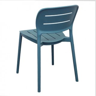 Sedia in Polipropilene Impilabile Verde Petrolio