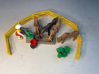 Playmobil 3499 Granjera con Vacas