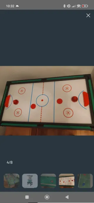 Mesa de futbolín 15 en 1