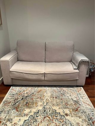 Alfombra IKEA Diseño Persa Beige y Azul