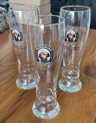 Vasos Franziskaner Weissbier (3 uds)