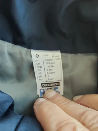 Lote Chaqueta Acolchada y 2 Térmicas 8-10 años