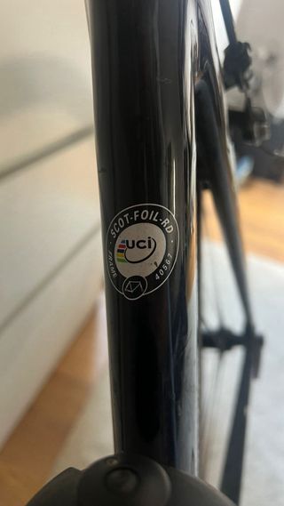 Bicicleta Scott Foil Negra y verde