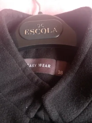 Cappotto nero donna taglia S