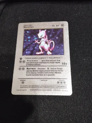 Carta Pokémon Mewtwo Básico 60 SP