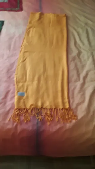 Fular naranja 100% viscosa