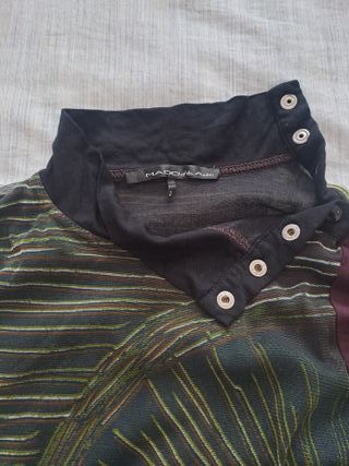 Jersey morado y verde entretiempo