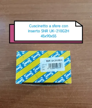 Cuscinetto a sfere SNR UK-210G2H 45x90x55 nuovo