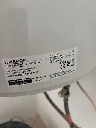 Termo eléctrico Thermor 200L