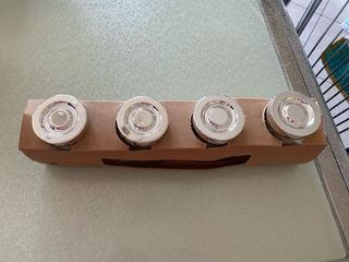 Set 4 Barattolini Spezie Vetro e Metallo