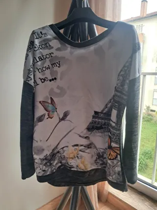 Camisola Estampada Mulher Tamanho M