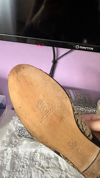 Zapatos CH Mujer Negro/Dorado