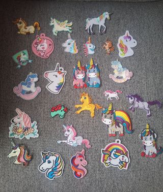 25 Parches Termo Adhesivos Unicornios para  Ropa