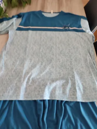 Pijama Verano Hombre Azul, tallaje grande