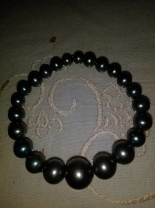 Pulsera plateada con charm de corazón