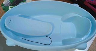 Bañera Bebé Azul Rígida